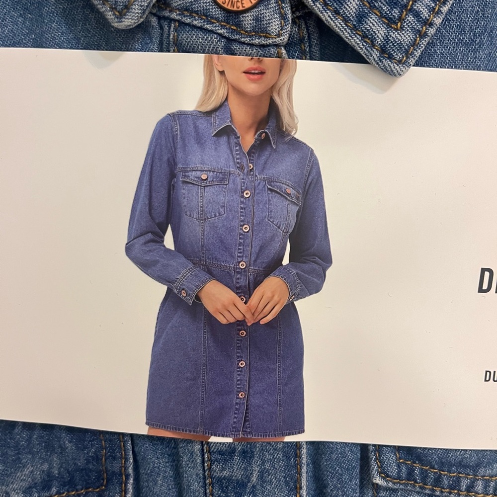 Frye light Wash Denim Dress